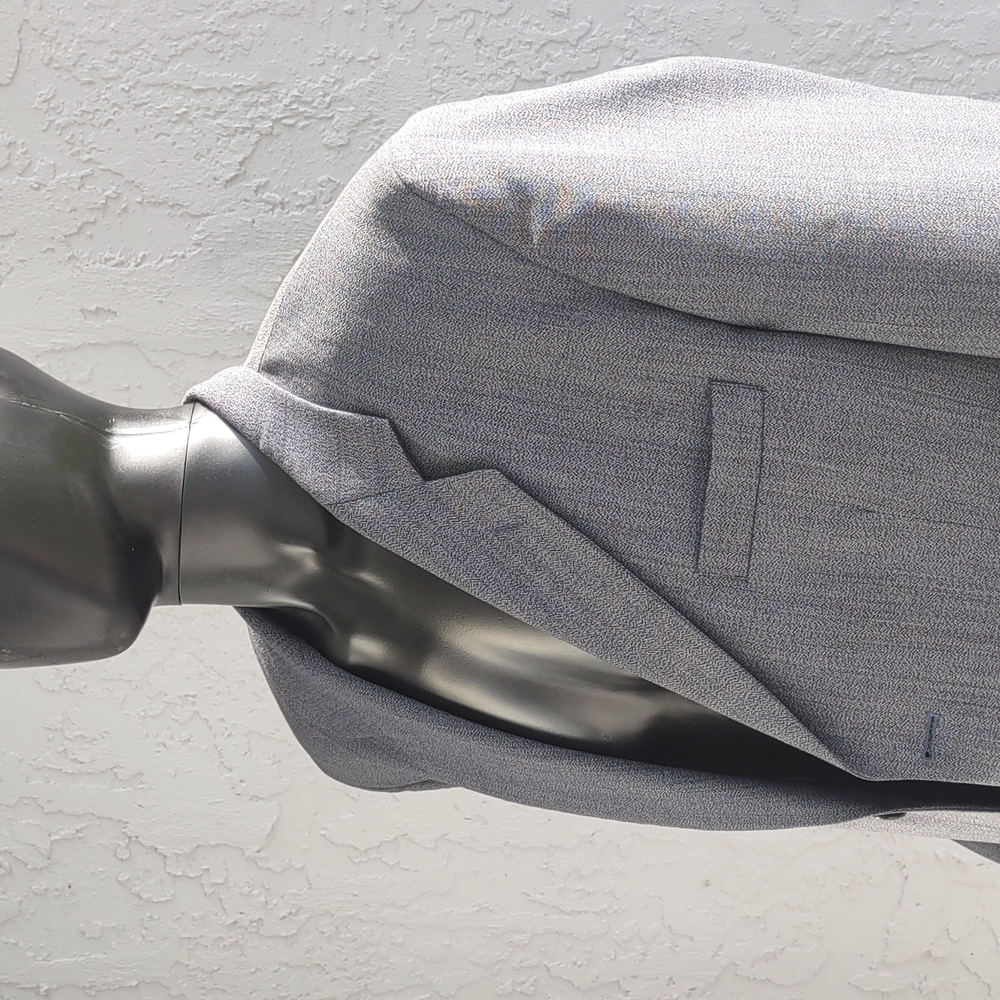 EMUO BRUZZI Vintage Men's Pure Wool (3) Button Luxury Blazer